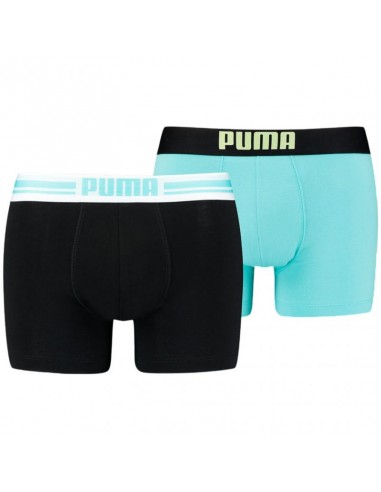 Puma Ανδρικά Μποξεράκια Μαύρα 2Pack 906519-03