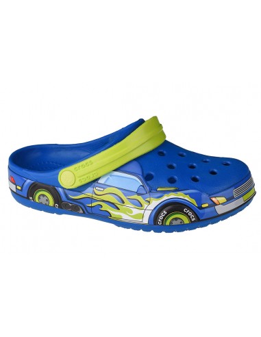 Crocs Î Î±Î¹Î´Î¹ÎºÎ¬ Î‘Î½Î±Ï„Î¿Î¼Î¹ÎºÎ¬ Î£Î±Î¼Ï€ÏŒ Î˜Î±Î»Î¬ÏƒÏƒÎ·Ï‚ Fun Lab Truck Band 207074-4JL ÎœÏ€Î»Îµ