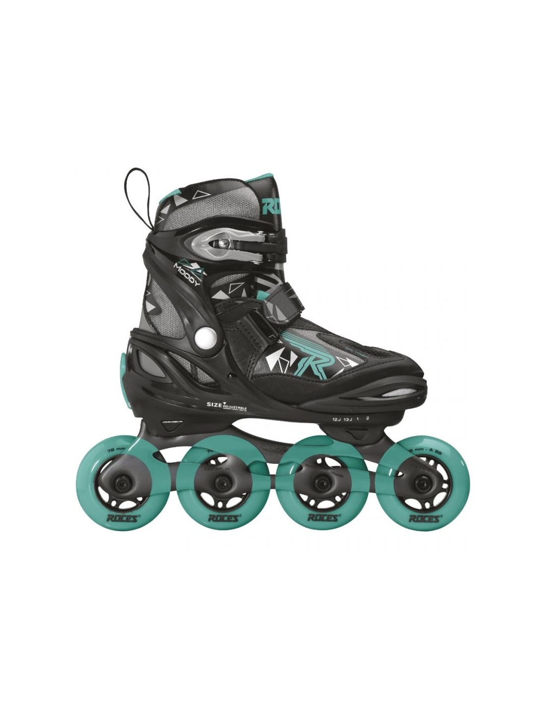 Roces Moody Tif 400856-003 Inline Αυξομειούμενα Rollers Μαύρα Παιδικά