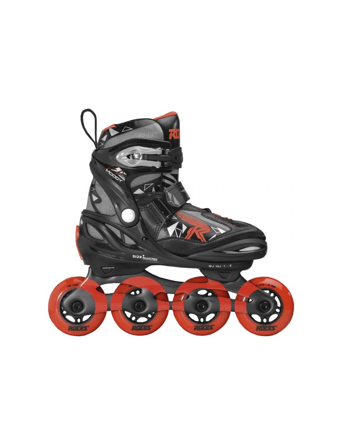 Roces Moody Tif 400855-002 Inline Αυξομειούμενα Rollers Μαύρα Παιδικά