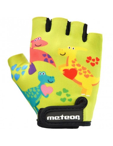 Meteor Dino 6190-26191-26192 Κοντά Γάντια Ποδηλασίας Παιδικά Πολύχρωμα