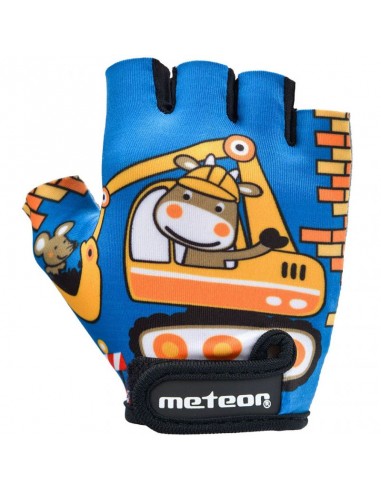 Cycling gloves Meteor Teddy Builder Junior 26184-26185-26186