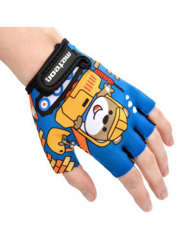 Cycling gloves Meteor Teddy Builder Junior 26184-26185-26186
