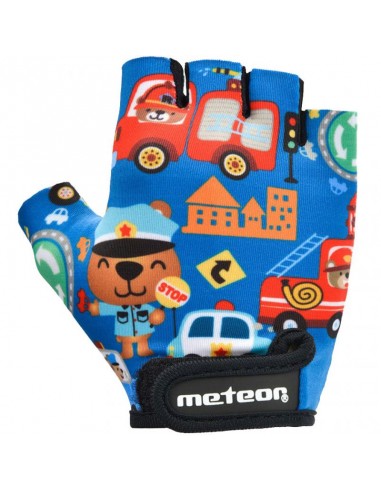 Cycling gloves Meteor Safe City Junior 26178-26179-26180