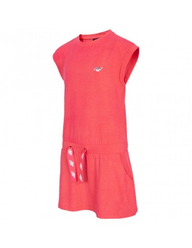 4F Παιδικό Φόρεμα Αμάνικο Πορτοκαλί HJL21-JSUDD001-63S