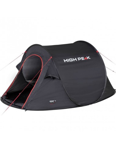 High Peak High Peak Vision 3 Αυτόματη Σκηνή Camping Pop Up Μαύρη 3 Εποχών για 3 Άτομα 235x180x100εκ. 41856