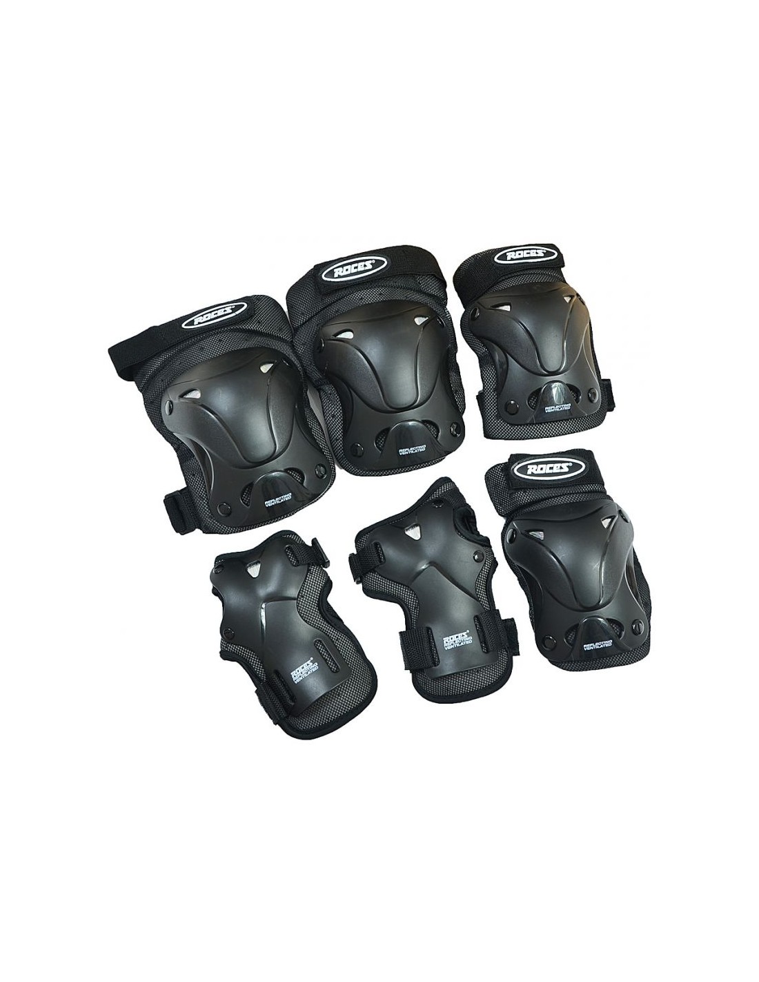 Roces Protector 301332 Σετ Προστατευτικών για Rollers Μαύρο