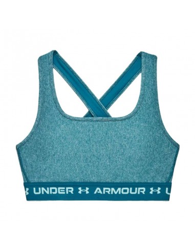 Under Armour Crossback Heather Γυναικείο Αθλητικό Μπουστάκι Μπλε 1361036-400