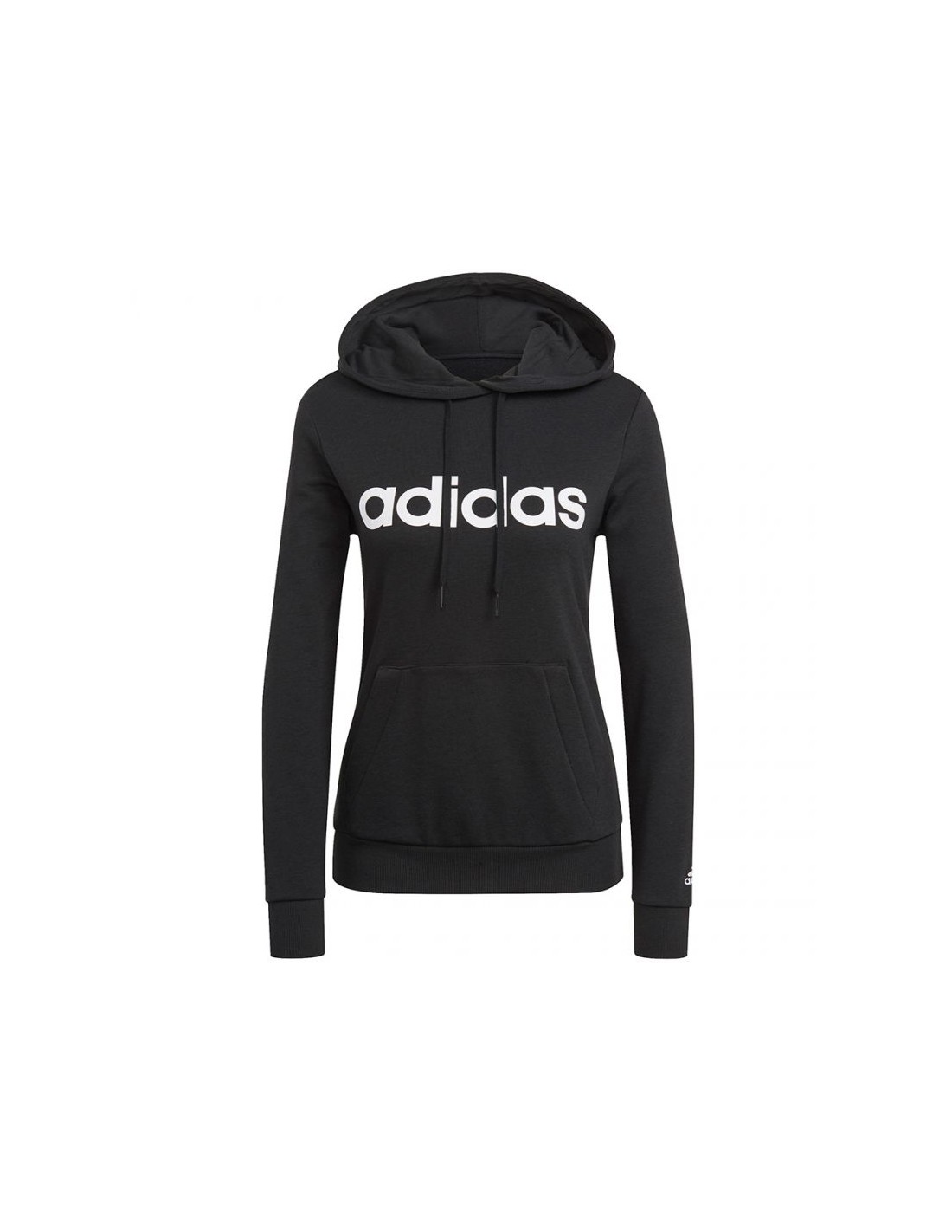 Adidas Essentials Γυναικείο Φούτερ με Κουκούλα Μαύρο GL0635