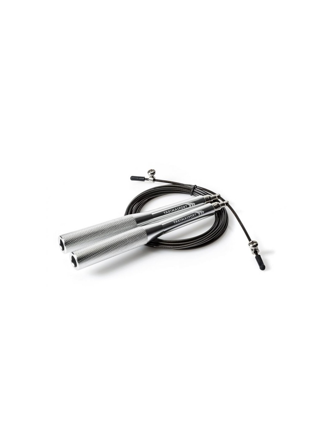 Yakimasport Pro 100338 Σχοινάκι Ταχύτητας 3m Μαύρο με Ρυθμιζόμενο Μήκος