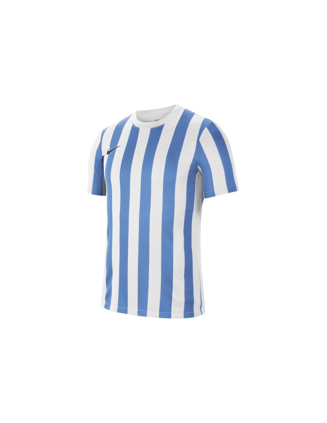 Nike Division 4 Αθλητικό Ανδρικό T-shirt White / Blue με Ρίγες CW3813-103