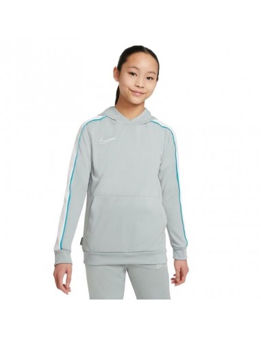 Nike Παιδικό Φούτερ με Κουκούλα και Τσέπες Γαλάζιο Dri-FIT Academy CZ0970-019