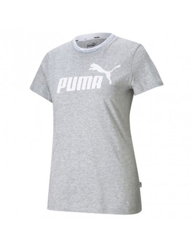 Puma Amplified Γυναικείο Αθλητικό T-shirt Λευκό 585902-02