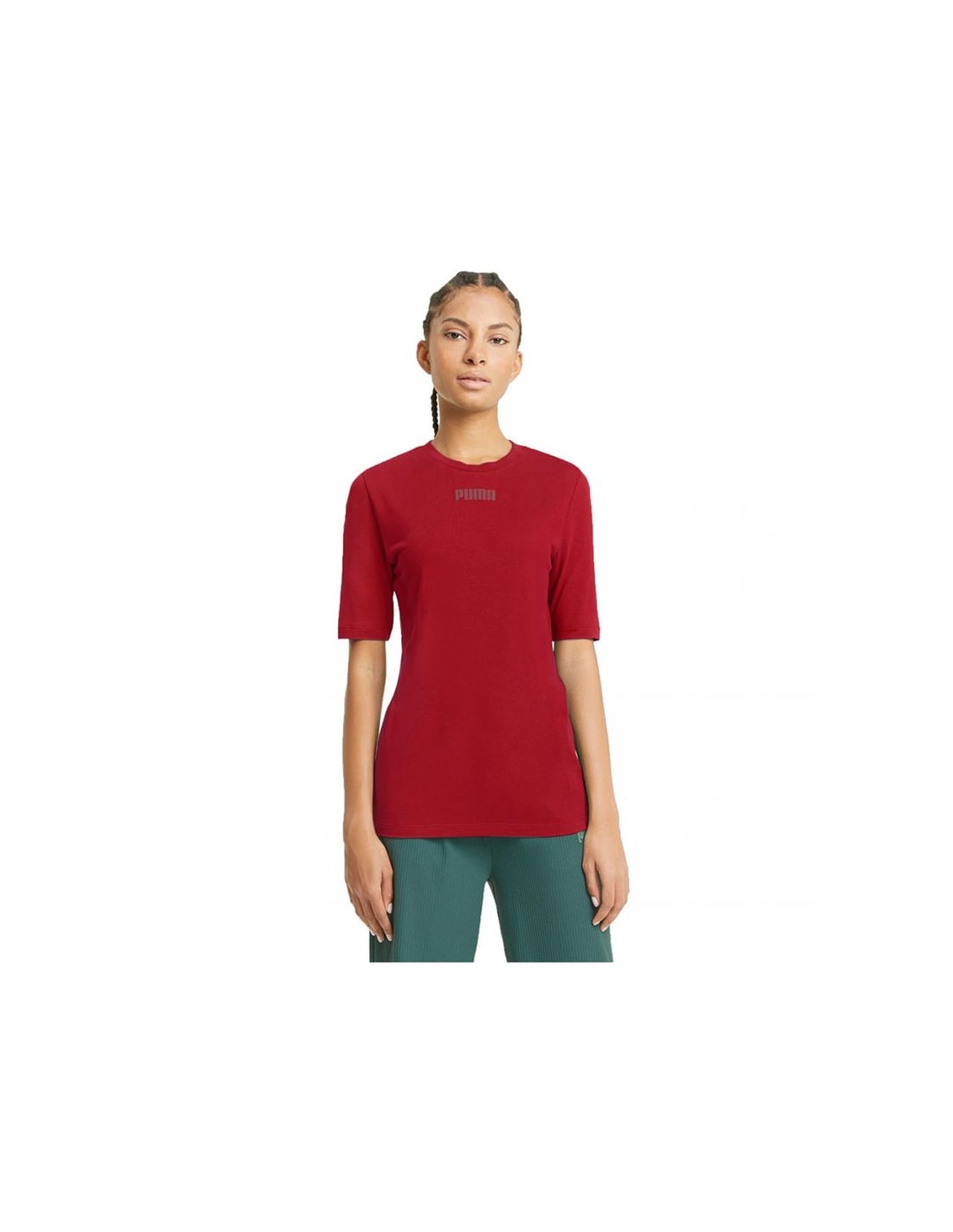 Puma Γυναικεία Μπλούζα Κοντομάνικη Κόκκινη 585929-22