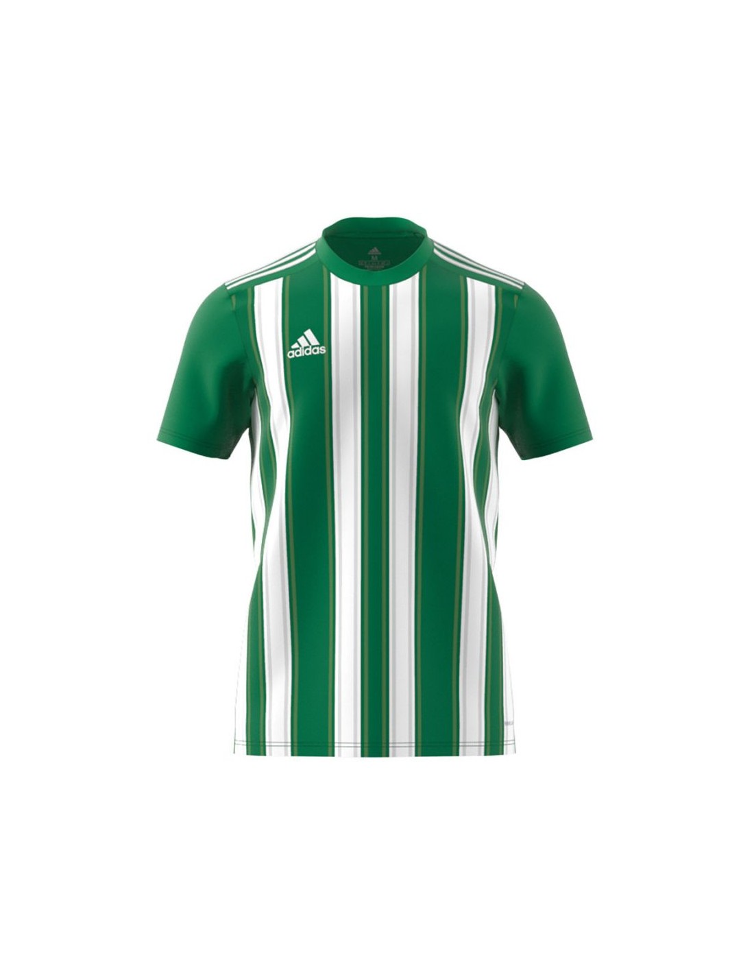 Adidas 21 JSY Αθλητικό Ανδρικό T-shirt Πράσινο με Ρίγες H35644