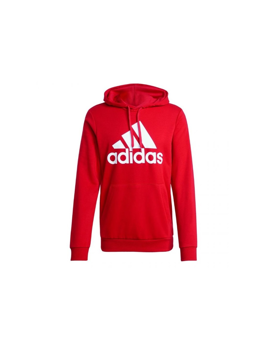 Adidas Essentials Ανδρικό Φούτερ με Κουκούλα και Τσέπες Scarlet Red GV0249