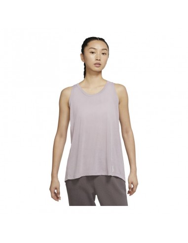 Nike Yoga Γυναικεία Μπλούζα Αμάνικη Λιλά DD5594-501