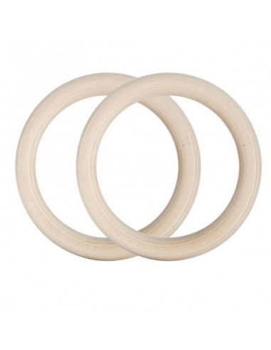 Wooden gymnastic rings with the HMS TX07 measure