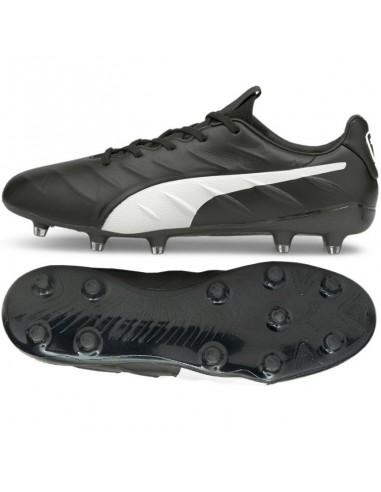 Puma Puma King Platinum 21 FG/AG 106478-01 Χαμηλά Ποδοσφαιρικά Παπούτσια με Τάπες Μαύρα