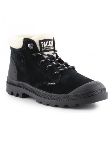 Palladium Pampa Lo Wt Δερμάτινα Γυναικεία Μποτάκια με Γούνα Μαύρα 96467-008-M Γυναικεία > Παπούτσια > Παπούτσια Μόδας > Sneakers