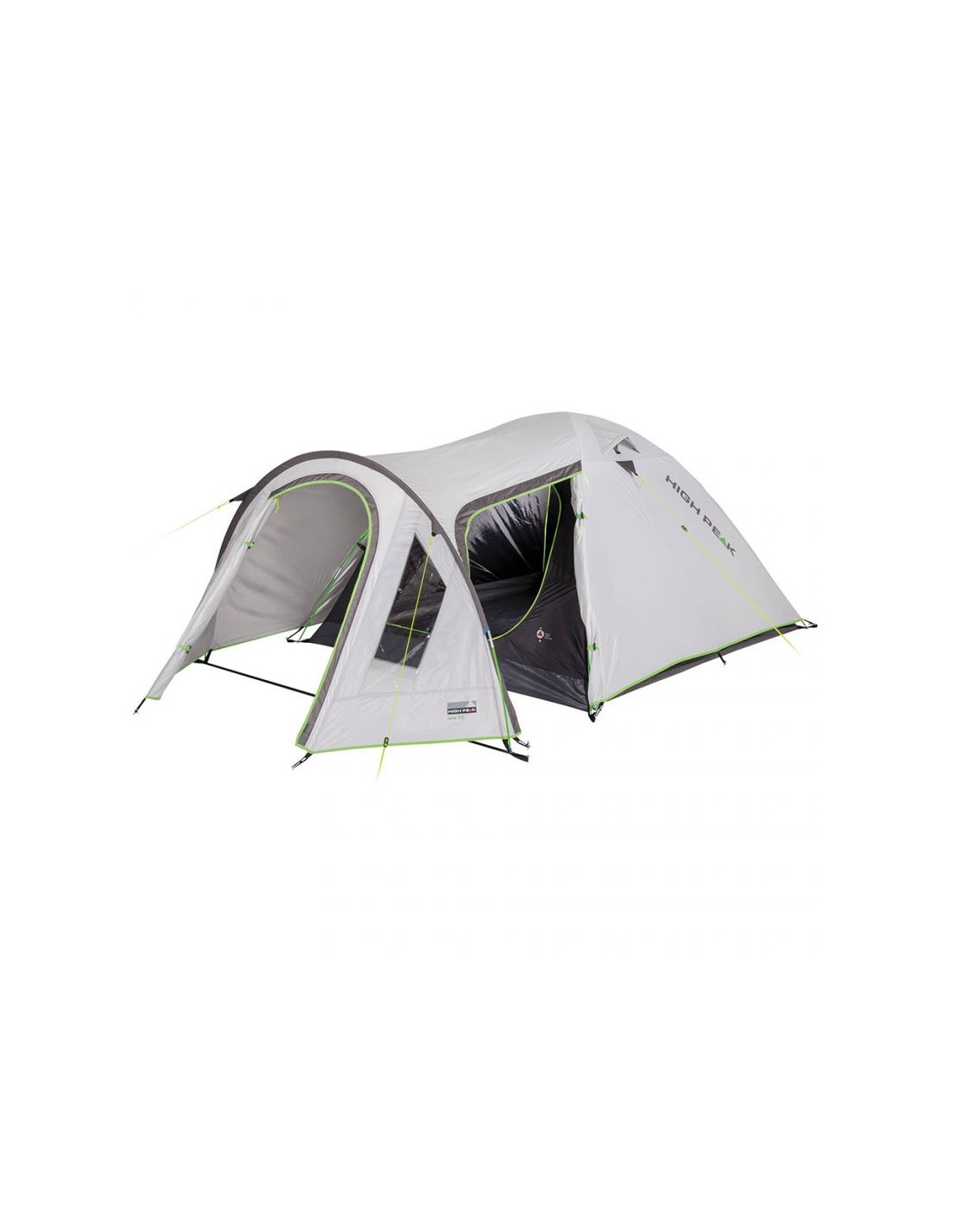 High Peak Kira 3 Σκηνή Camping Igloo Λευκή με Διπλό Πανί 4 Εποχών για 3 Άτομα 330x180x120εκ. 10370