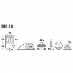 Tent High Peak Kira 3 10370