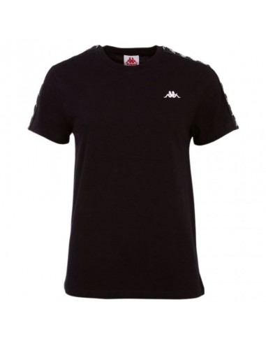 Kappa Γυναικείο Αθλητικό T-shirt Μαύρο 310020-19-4006