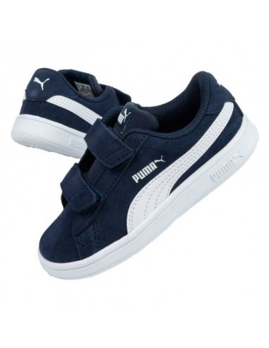 Puma Παιδικό Sneaker Smash με Σκρατς Navy Μπλε 365178-02