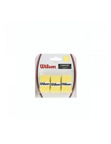 Wilson Comfort WRZ4014YE Overgrip Κίτρινο 3τμχ