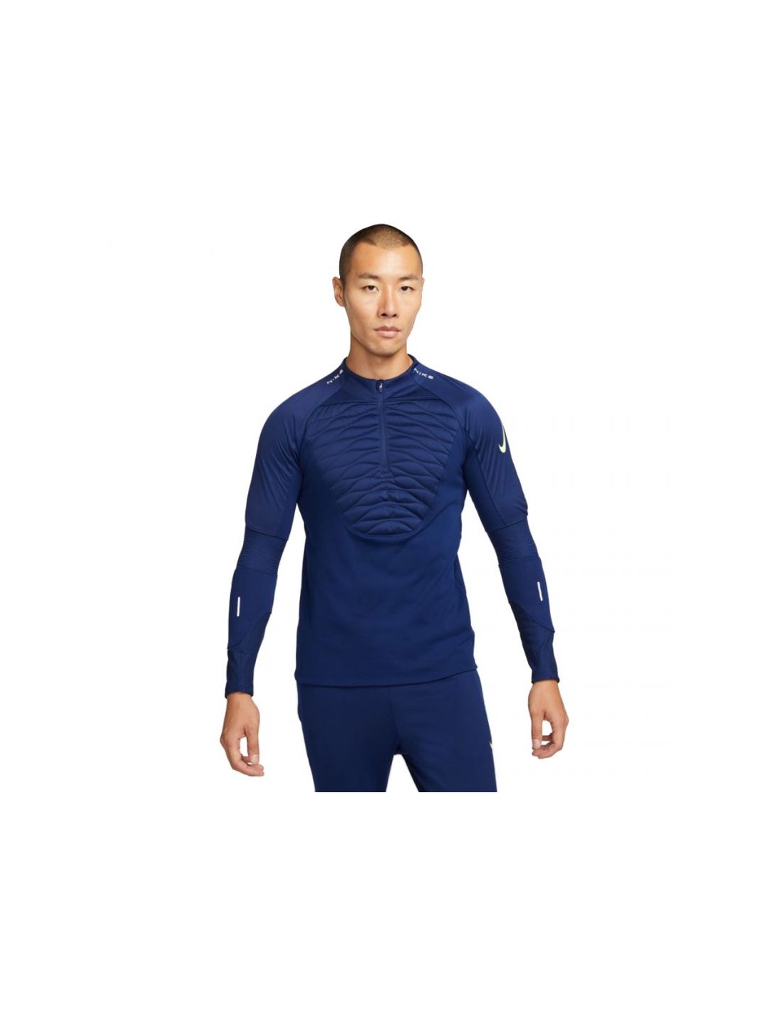 Nike Therma-Fit Strike Winter Warrior Ανδρική Αθλητική Μπλούζα Μακρυμάνικη με Φερμουάρ DC9156-492