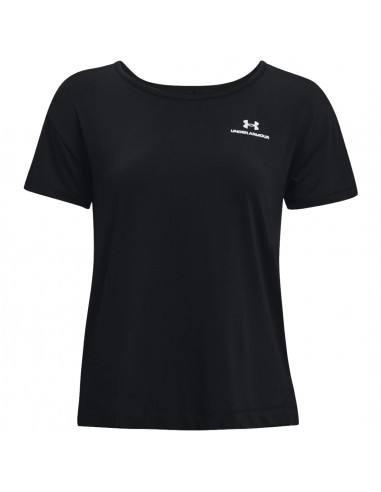 Under Armour Rush Energy Core Γυναικείο Αθλητικό T-shirt Μαύρο 1365683-001