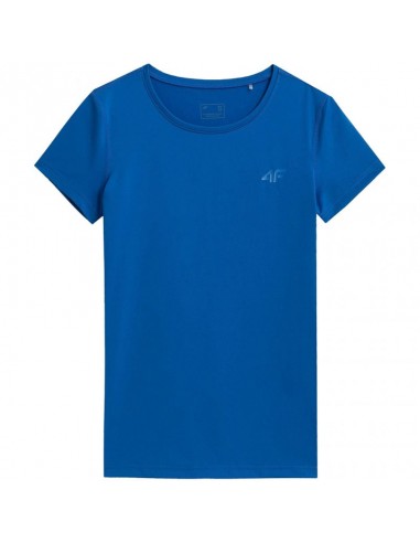 4F Γυναικείο Αθλητικό T-shirt Fast Drying Μπλε NOSH4-TSDF352-36S