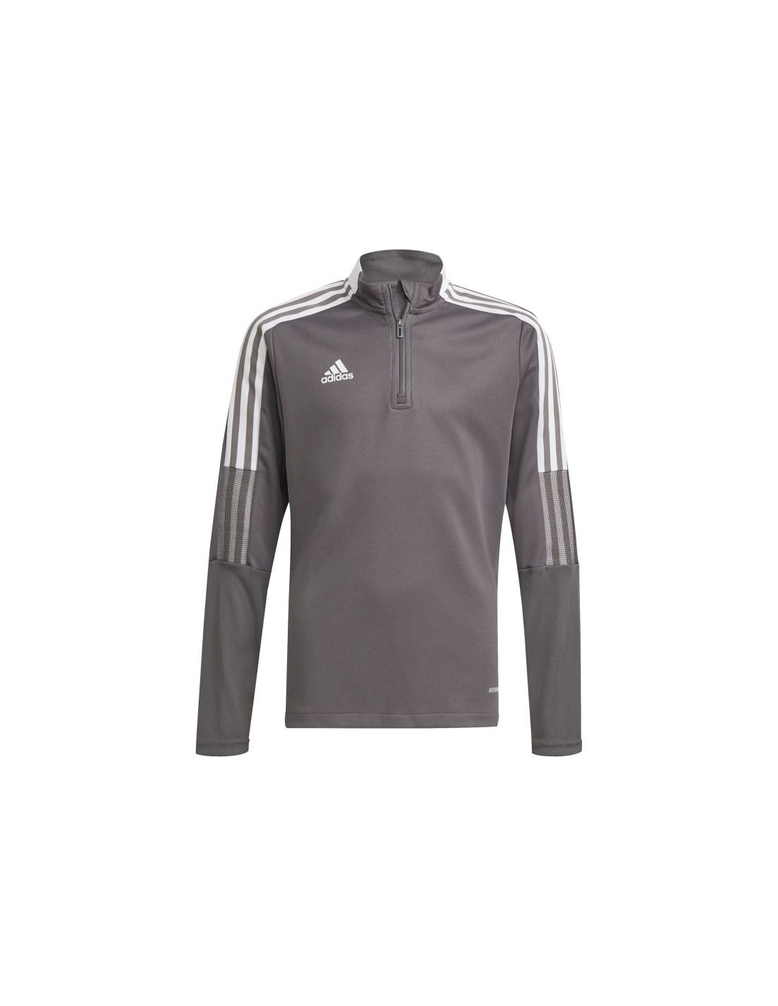 Adidas Παιδική Χειμερινή Μπλούζα Μακρυμάνικη Γκρι Tiro 21 GM7321