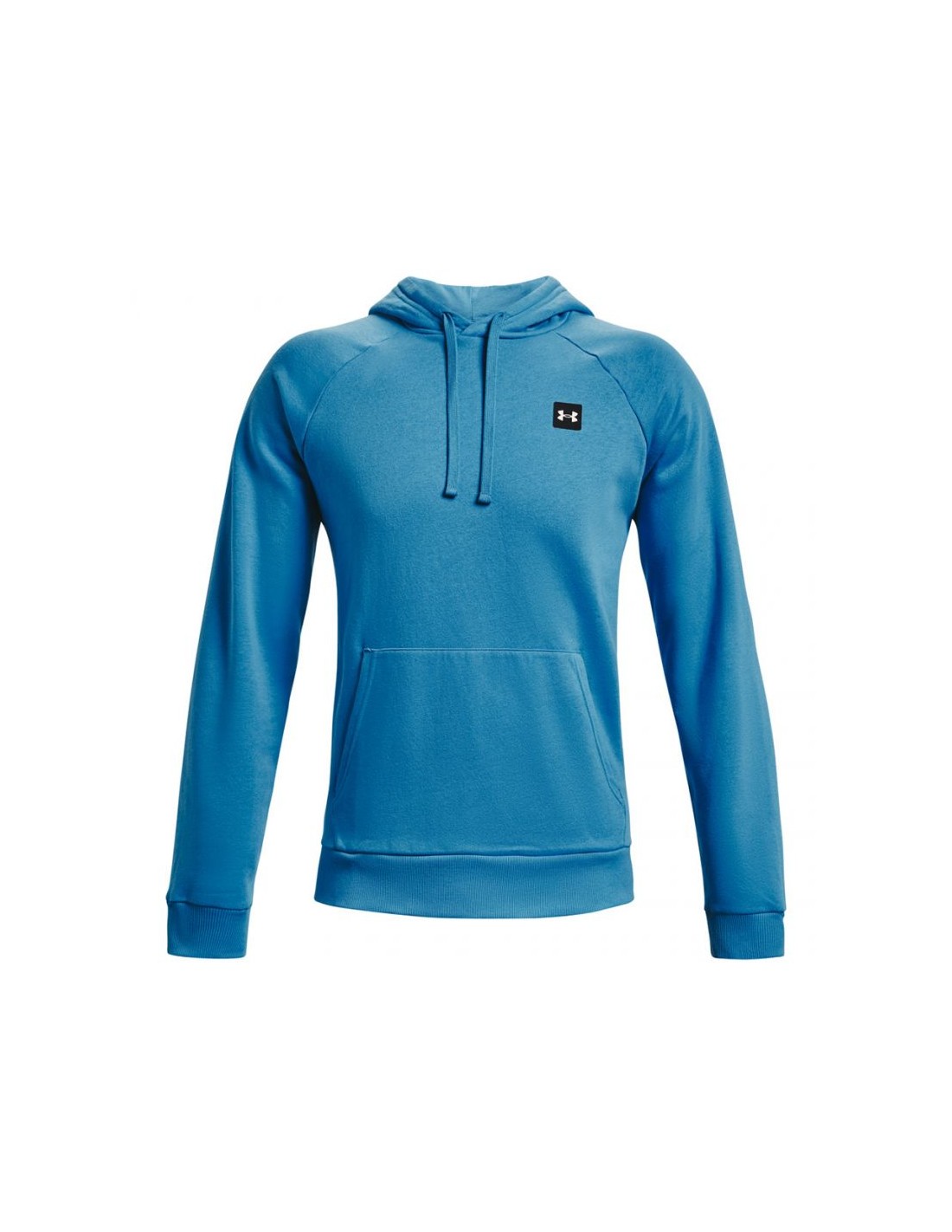 Under Armour Rival Ανδρικό Φούτερ με Κουκούλα και Τσέπες Fleece Γαλάζιο 1357092-422