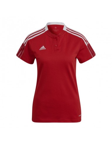 Adidas Tiro 21 Polo Î“Ï…Î½Î±Î¹ÎºÎµÎ¯Î¿ Î‘Î¸Î»Î·Ï„Î¹ÎºÏŒ T-shirt ÎšÏŒÎºÎºÎ¹Î½Î¿ GM7350