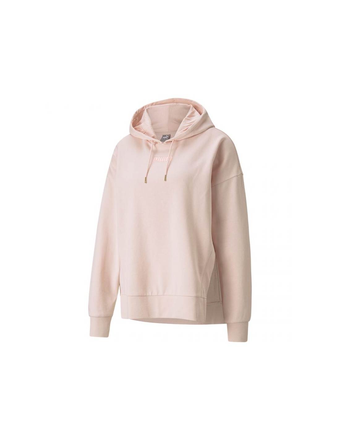 Puma Puma Her Γυναικείο Φούτερ με Κουκούλα Ροζ 589519-36