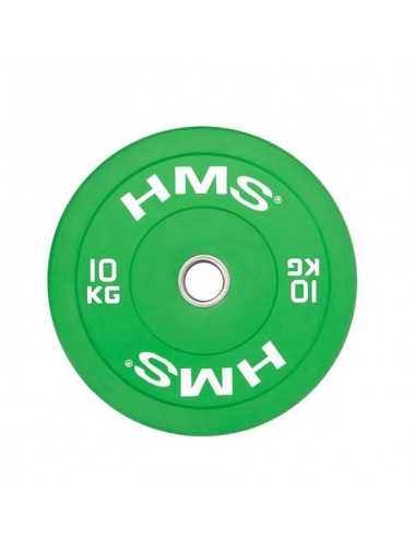 HMS GREEN BUMPER Olympic plate 10 kg CBR10