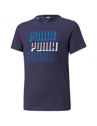 Puma Παιδικό T-shirt Navy Μπλε 589257-06