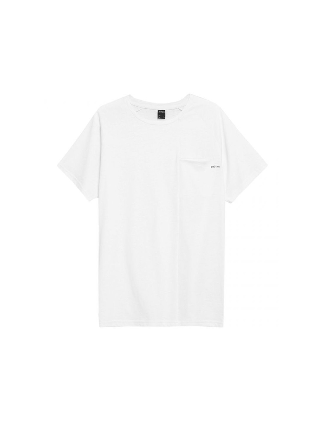 Outhorn Hoz21 Tsm609 10s Άσπρο Ανδρικό T-shirt Λευκό Μονόχρωμο HOZ21-TSM609-10S