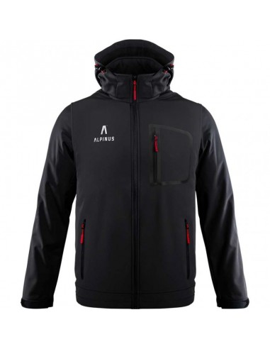 Softshell jacket Alpinus Stenshuvud black BR43371
