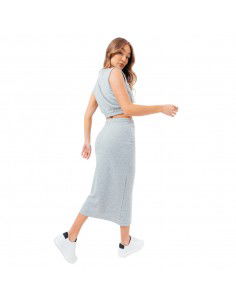 Justhype Sweat Midi Skirt Loungewear Set LABON007 2