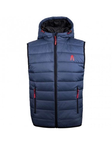 Alpinus Alpinus Αμάνικο Ανδρικό Μπουφάν Puffer Μαύρο BR43351