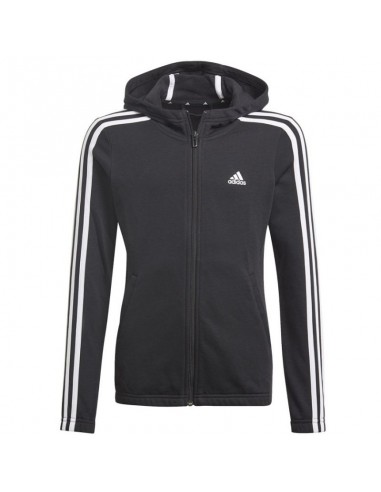 Adidas Essentials 3S Full-zip Hoodie Jr GQ8356