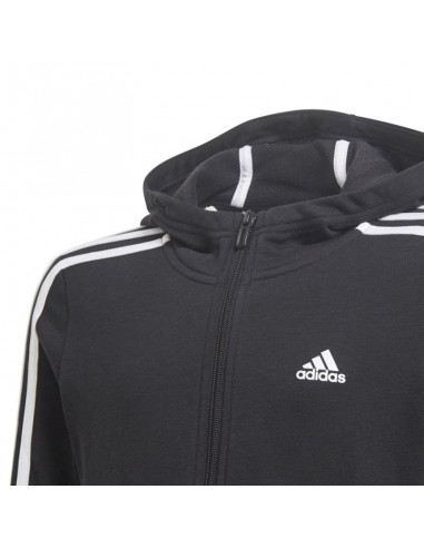 Adidas Essentials 3S Full-zip Hoodie Jr GQ8356