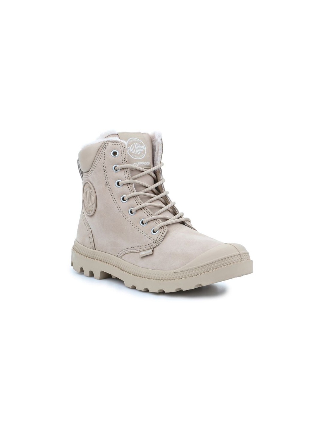 Palladium Pampa Δερμάτινα Μπεζ Ανδρικά Αρβυλάκια 72992-271