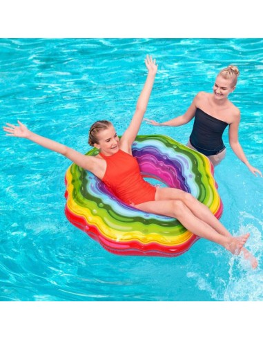 Bestway Rainbow 115cm 36163 7463 swimming wheel