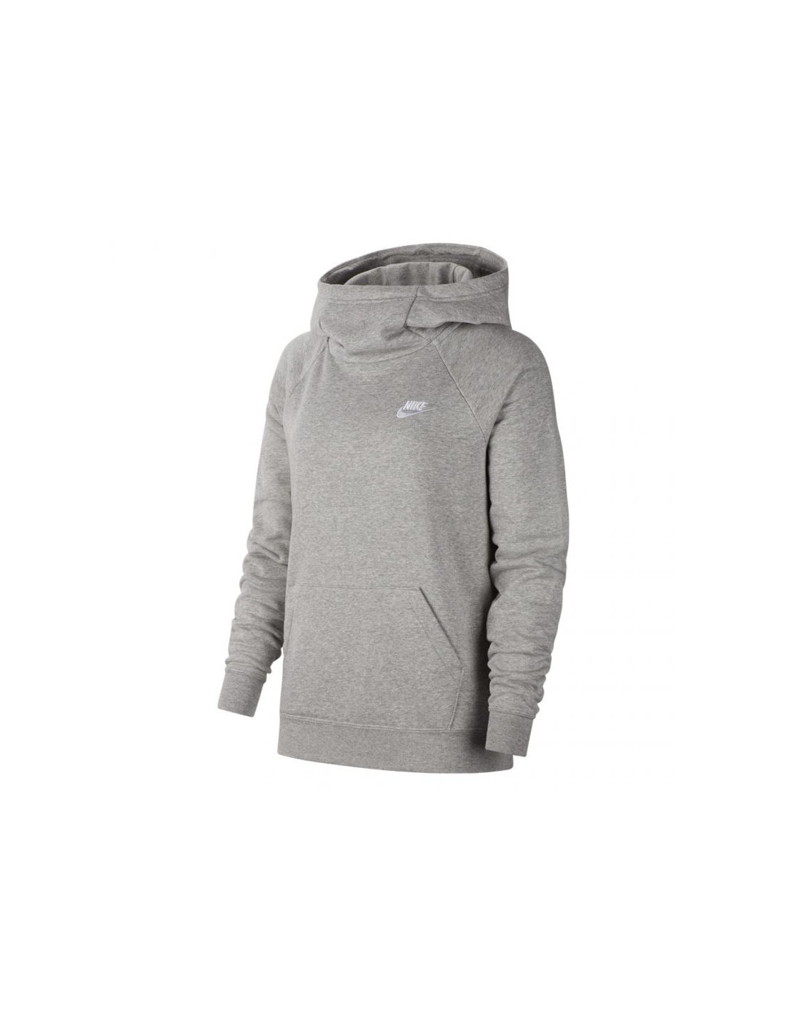 Nike Nike Sportswear Essentials Γυναικείο Φούτερ με Κουκούλα Γκρι BV4116-063