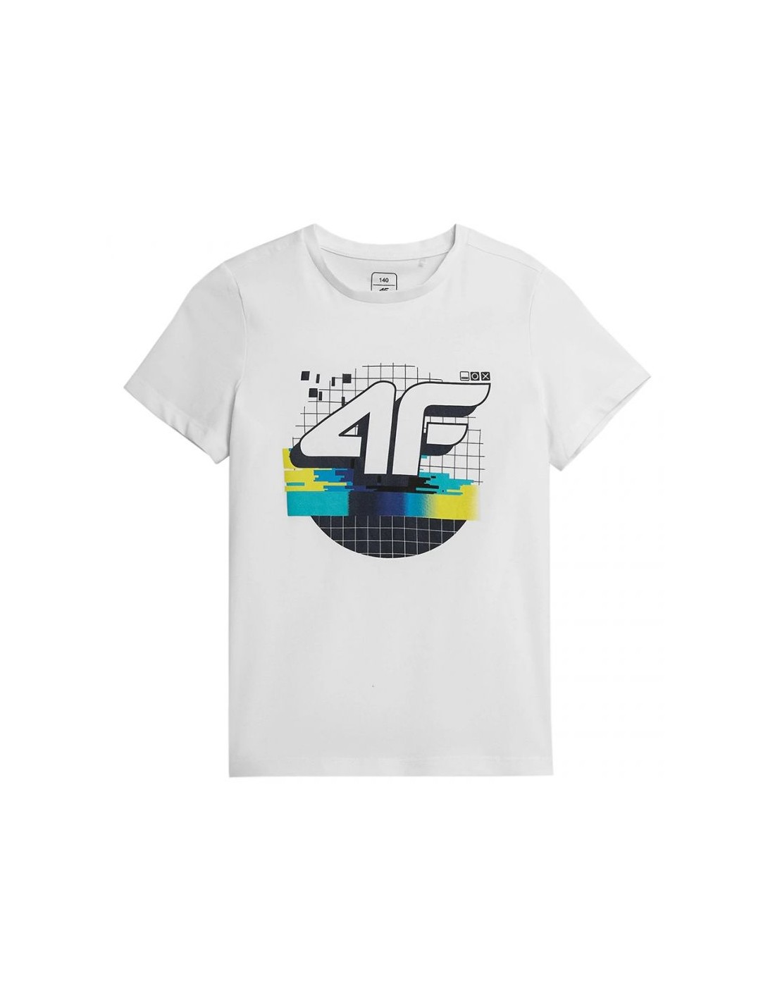 4F Παιδικό T-shirt Γκρι HJZ21-JTSM003A-10S