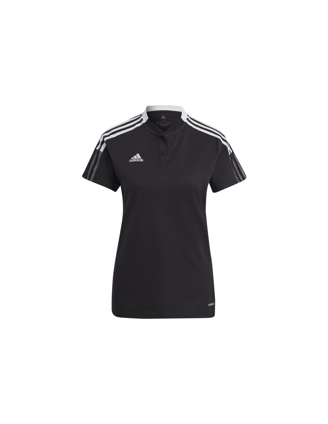 adidas performance Adidas Tiro 21 Polo Γυναικείο Αθλητικό T-shirt Μαύρο GM7352