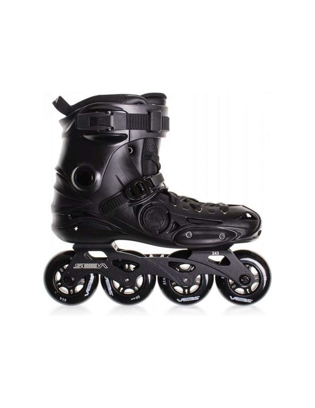 Seba E3 80 SSK-E3-BK-BK Inline Rollers Μαύρα Ενηλίκων